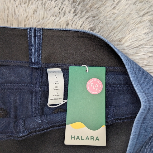 Halara Mid Rise Pull On Jeans - Picture 3 of 5